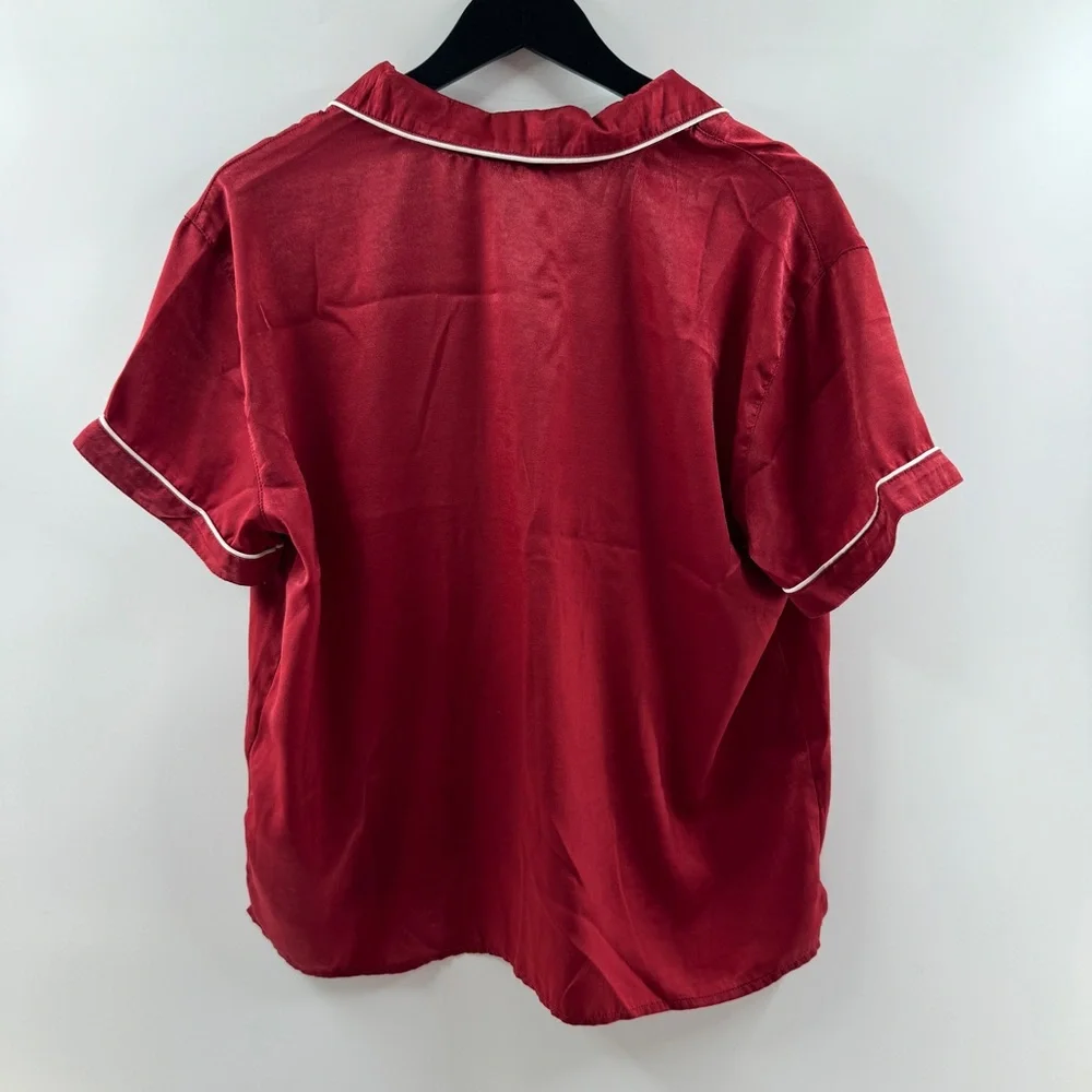 Gilly Hicks Red Satin Pajama Set – Women’s M - Picture 6 of 11